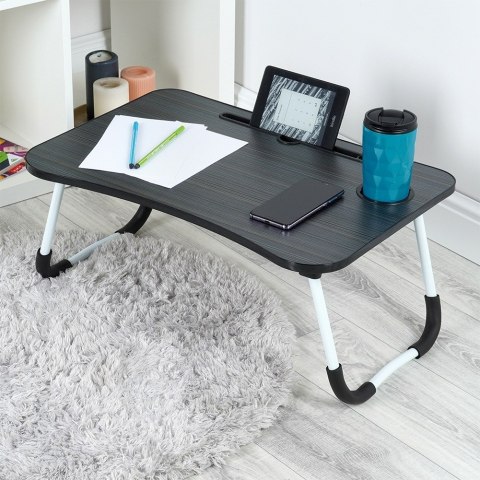 Stolik pod laptop tablet śniadaniowy składany do łóżka na łóżko VILDE 568017