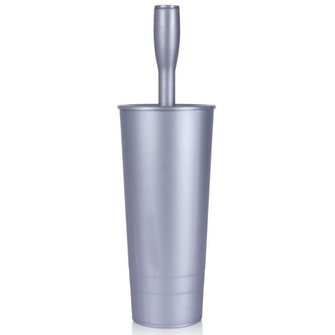 Szczotka do czyszczenia toalety WC ubikacji ze stojakiem szara 37cm BATHROOM SOLUTIONS 569637-S