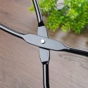 Szczypce grillowe kuchenne do grilla na grill metalowe czarne 41.5cm BBQ 489165
