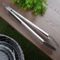Szczypce grillowe kuchenne do grilla na grill stalowe 39cm BBQ 489166