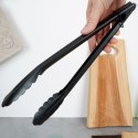 Szczypce kuchenne stalowe czarne 31cm EXCELLENT HOUSEWARE 259716