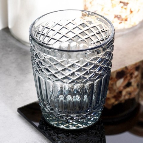 Szklanka do napojów zimnych czarna kolorowa 300ml VILDE 139660