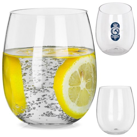 Szklanka plastikowa nietłukąca akrylowa 450ml VILDE 139803