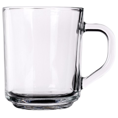 Szklanki do kawy herbaty z uchem 230ml 3 sztuki zestaw szklanek komplet EXCELLENT HOUSEWARE 139421