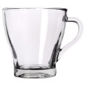 Szklanki do kawy herbaty z uchem 280ml 4 sztuki zestaw szklanek komplet EXCELLENT HOUSEWARE 139424