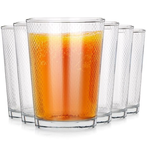 Szklanki do napojów wysokie 425ml 6 sztuk zestaw szklanek komplet EXCELLENT HOUSEWARE 139778