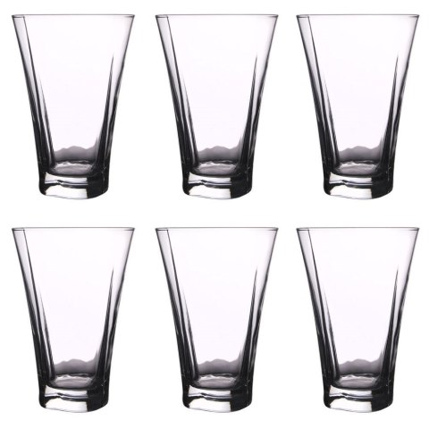 Szklanki do napojów zimnych 350ml 6 sztuk zestaw szklanek komplet ORION 122795