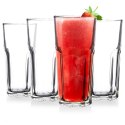 Szklanki do napojów zimnych wysokie 280ml 4 sztuki zestaw szklanek EXCELLENT HOUSEWARE 125002