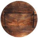 Taca do serwowania przekąsek drewniana z uchwytami 30cm VILDE 259025