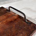 Taca do serwowania przekąsek drewniana z uchwytami 40.5x21.5cm VILDE 259023