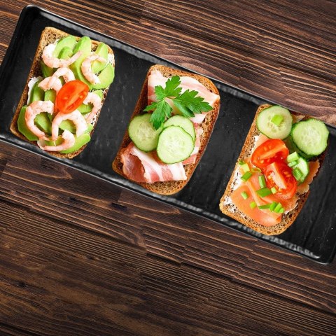 Taca do serwowania tacka ceramiczna 33.5x12cm ORION 153857