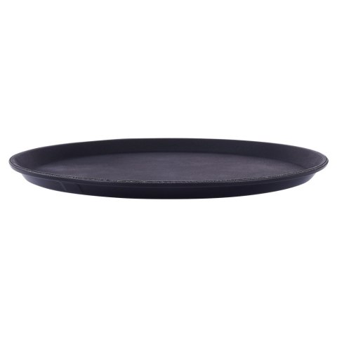 Taca kelnerska antypoślizgowa tacka do serwowania czarna 35cm VILDE 139623
