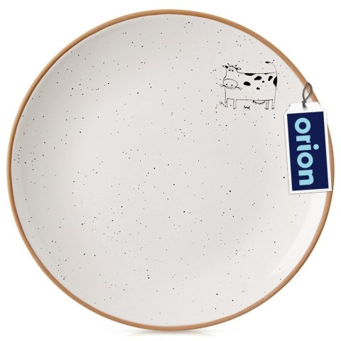 Talerz deserowy ceramiczny beżowy 20cm ORION 129108