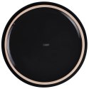 Talerz deserowy ceramiczny czarny 18.5cm MONDEX 139151
