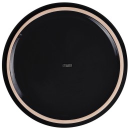 Talerz deserowy ceramiczny czarny 18.5cm MONDEX 139151