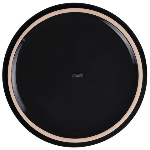 Talerz deserowy ceramiczny czarny 18.5cm MONDEX 139151