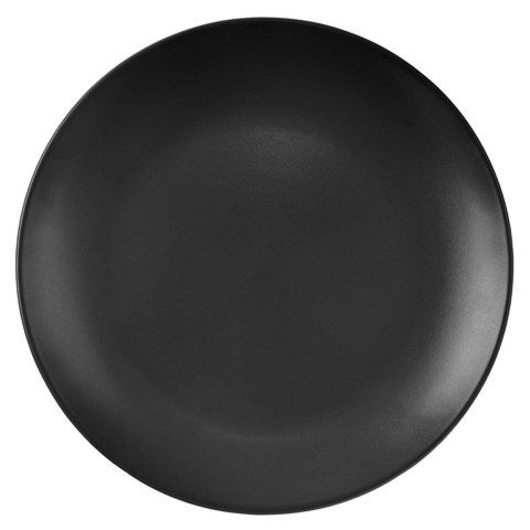 Talerz deserowy ceramiczny czarny ALFA 21.5cm ORION 128463
