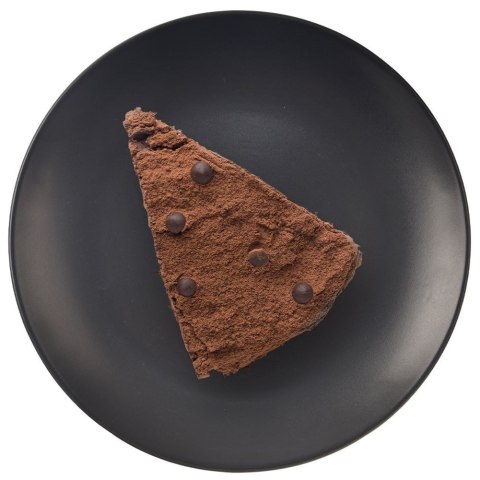 Talerz deserowy ceramiczny czarny ALFA 21.5cm ORION 128463