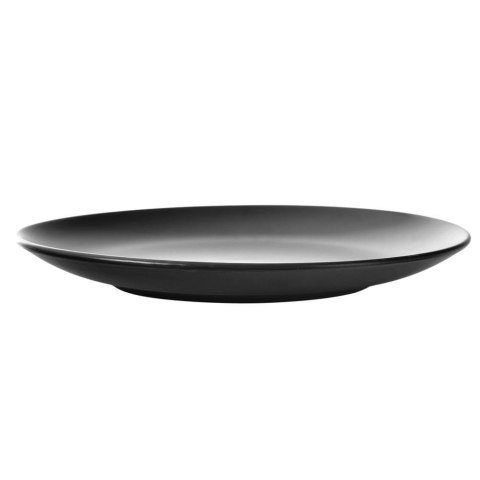 Talerz deserowy ceramiczny czarny ALFA 21.5cm ORION 128463
