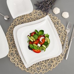 Talerz deserowy porcelanowy MONA 21.5x21.5cm ORION 129502