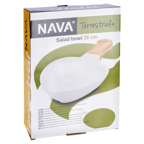Talerz do serwowania porcelanowy TERRESTRIAL 37.5x24cm NAVA 10-263-022