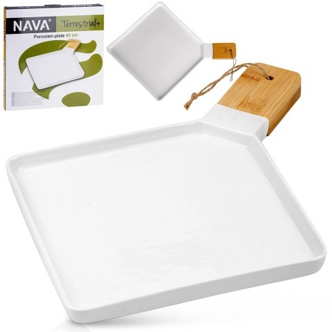 Talerz do serwowania porcelanowy TERRESTRIAL 44.5x35cm NAVA 10-263-027