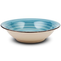 Talerz obiadowy głęboki ceramiczny LINES 22cm 700ml NAVA 10-099-223