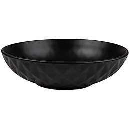 Talerz obiadowy głęboki ceramiczny czarny SOHO 20cm 1L NAVA 10-141-122