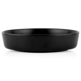 Talerz obiadowy głęboki ceramiczny czarny SOHO 21.5cm 1L NAVA 10-099-283