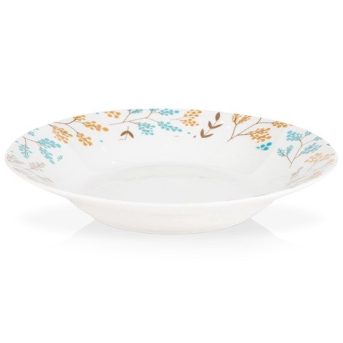 Talerz obiadowy głęboki porcelanowy LYDIA 22.5cm 700ml NAVA 10-099-343