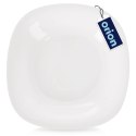 Talerz obiadowy głęboki szklany LUNA 21cm 500ml ORION 129551