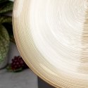 Talerz obiadowy płytki szklany złoty 32.5cm VILDE 139267