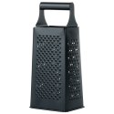 TARKA KUCHENNA DO WARZYW SERA ZIEMNIAKÓW OWOCÓW STALOWA CZARNA 4-STRONNA 25CM EXCELLENT HOUSEWARE 259714