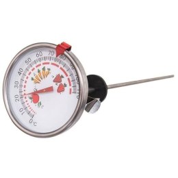 TERMOMETR DO WEKOWANIA STALOWY Z SONDĄ 28CM ORION 152862