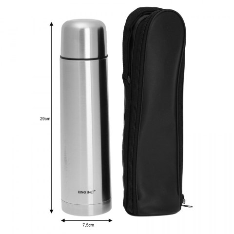 TERMOS STALOWY Z POKROWCEM 0,75L KiNGHOFF KH-4053