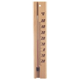 Termometr uniwersalny drewniany z drewna zewnętrzny wewnętrzny 20cm ORION 830226