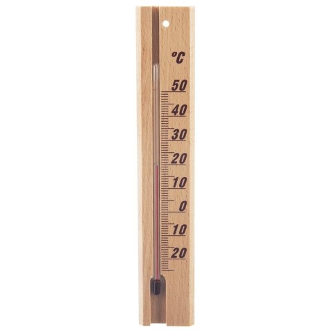 Termometr uniwersalny drewniany z drewna zewnętrzny wewnętrzny 20cm ORION 830226