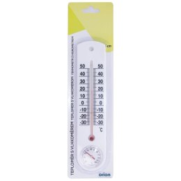 Termometr z higrometrem wewnętrzny i zewnętrzny analogowy dokładny ORION 152840