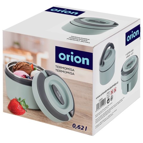 Termos obiadowy stalowy na obiad zupę do potraw TERMO 620 ml ORION 128526