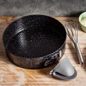 TORTOWNICA BLASZANA ROZPINANA Z POWŁOKĄ MARMURKOWĄ 20CM BRUNBESTE BB-1048