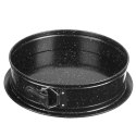 TORTOWNICA BLASZANA ROZPINANA Z POWŁOKĄ MARMURKOWĄ 26CM BRUNBESTE BB-2551 POSZERZONE DNO