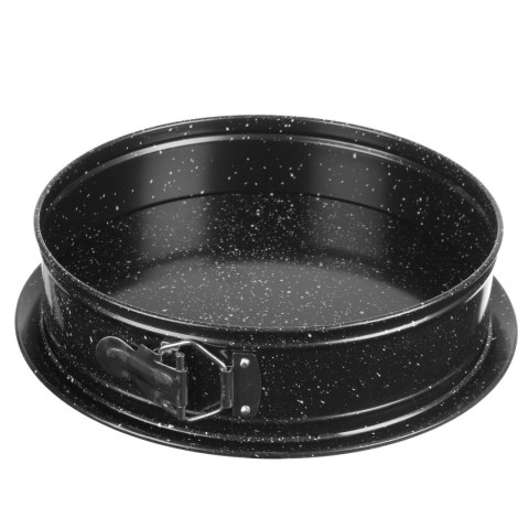 TORTOWNICA BLASZANA ROZPINANA Z POWŁOKĄ MARMURKOWĄ 26CM BRUNBESTE BB-2551 POSZERZONE DNO