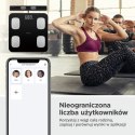 WAGA ŁAZIENKOWA Z POMIAREM TKANKI TŁUSZCZOWEJ I SKŁADU CIAŁA, SMART, BT, KLAUSBERG KB-7852 CZARNA