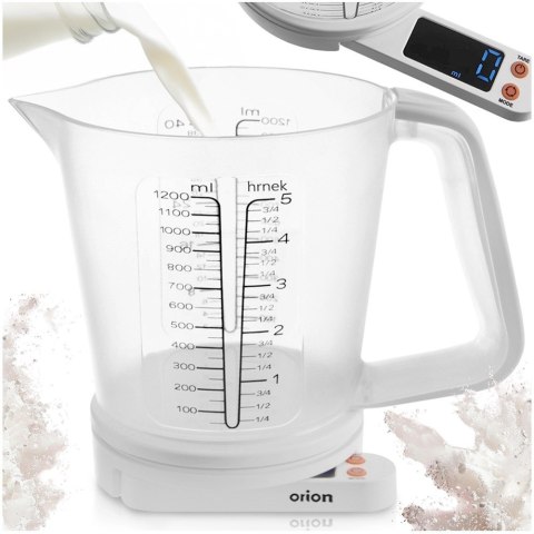 Waga kuchenna z miarką 5kg 1.2L ORION 131815