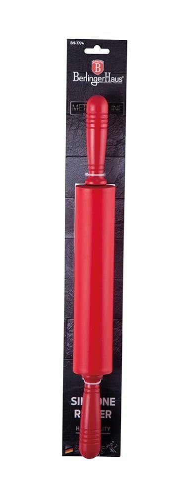 WAŁEK SILIKONOWY DO CIASTA 43.5cm BERLINGER HAUS BURGUNDY BH-7774