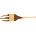 WIDELCZYKI DESEROWE DO CIASTA PRZEKĄSEK STALOWE ZŁOTE 6-ELE EXCELLENT HOUSEWARE 139007