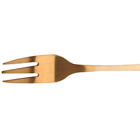 WIDELCZYKI DESEROWE DO CIASTA PRZEKĄSEK STALOWE ZŁOTE 6-ELE EXCELLENT HOUSEWARE 139007