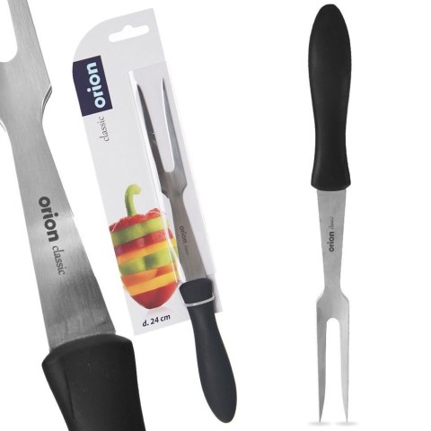 Widelec do mięsa mięs grilla stalowy CLASSIC 24cm ORION 143911