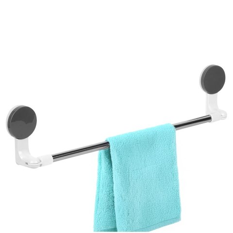 Wieszak na ręczniki łazienkowe uchwyt do wieszania stalowy na przyssawki BATHROOM SOLUTIONS 567044