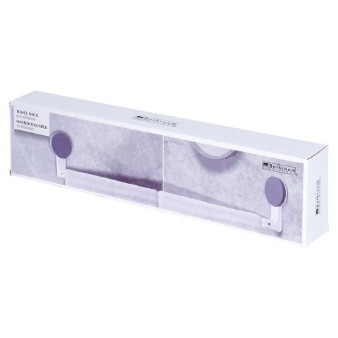 Wieszak na ręczniki łazienkowe uchwyt do wieszania stalowy na przyssawki BATHROOM SOLUTIONS 567044